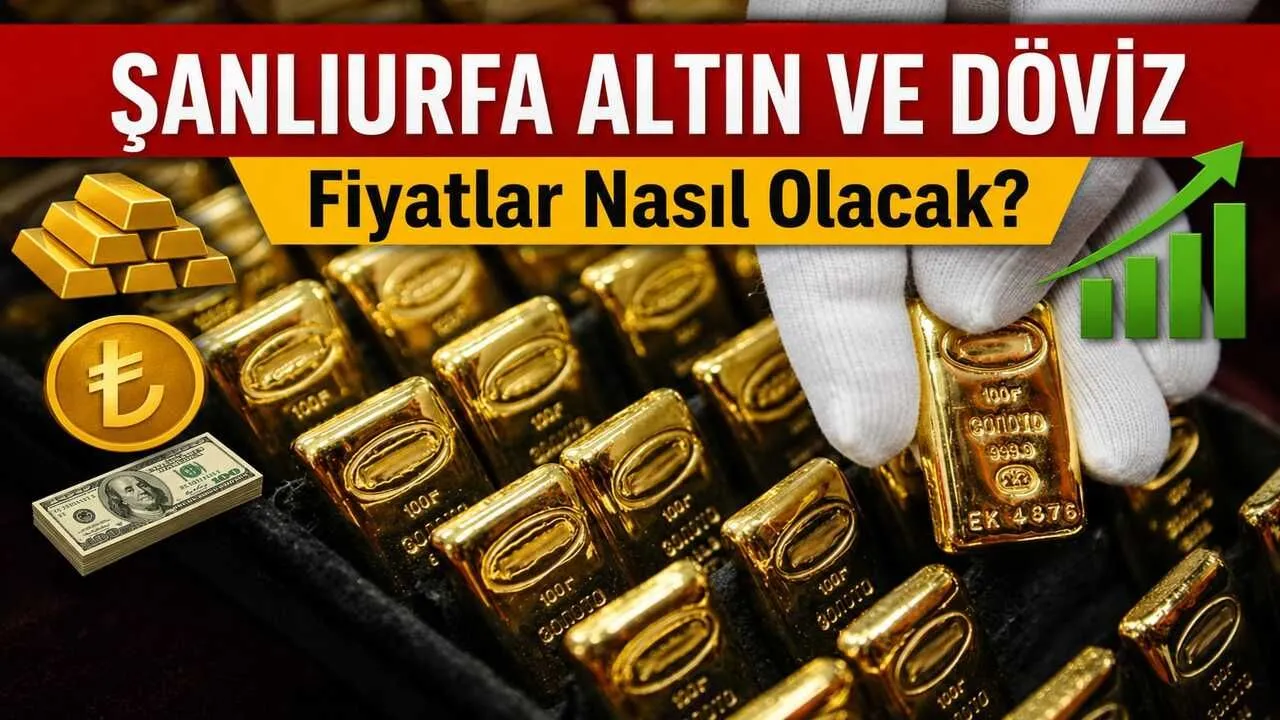 ŞANLIURFA ALTIN VE DÖVİZ PİYASASINDA SON DURUM